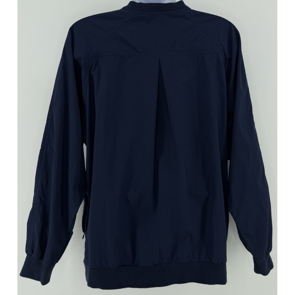 Nike Golf Pullover Jacket Men L Blue Snap Neck Windbreaker Water Resistant - Picture 3 of 11
